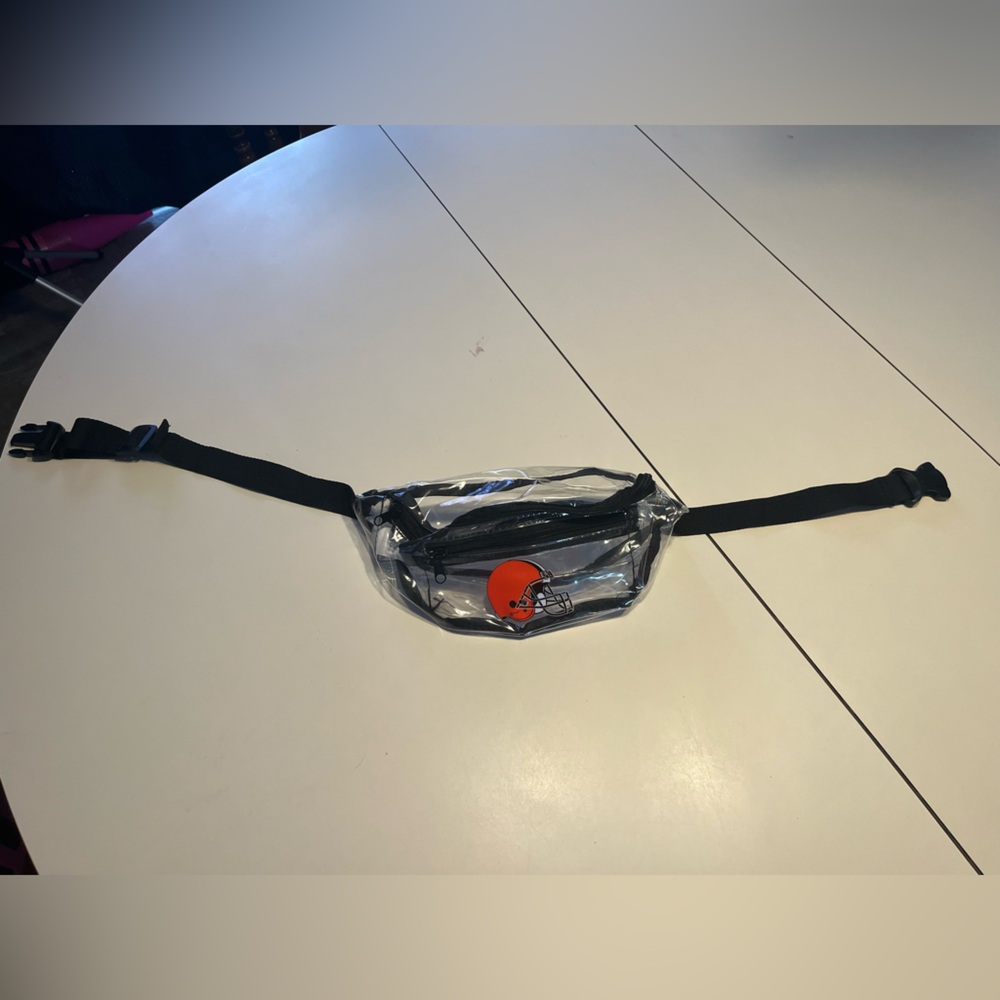 Cleveland Browns NFL clear Fanny pack belt bag stadium approved